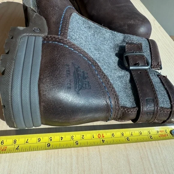 Caterpillar “Jace St” Sz 7 MINT worn briefly Women's steel toed work boots - Picture 15 of 16